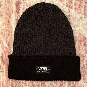 Vans Charcoal with Black cuff premium standard Beanie